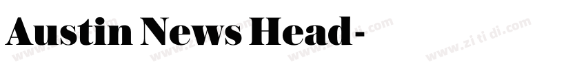 Austin News Head字体转换 Austin News Head字体转换